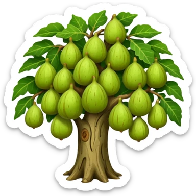fig tree  sticker