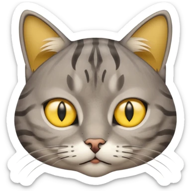 Boredom / Restlessness cat picture sticker