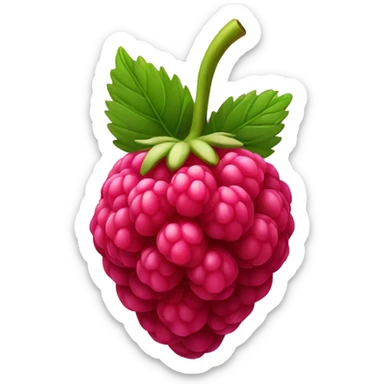 A raspberry  sticker