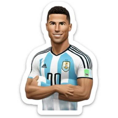 Ronaldo -argentine sticker