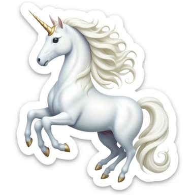 cinematic-beautiful-white-unicorn-emoji,-poised-and-regal,-with-a-slender,-ethereal-form-draped-in-a-pristine-white-color,-a-flowing-mane-and-tail,-and-a-white,-spiraled-horn-that-radiates-pure-light,-simplified-yet-sharp-and-majestic sticker