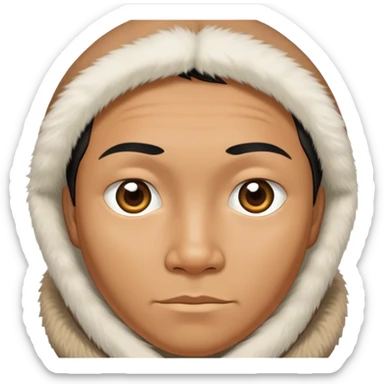 greenland citizen standing full scale sticker