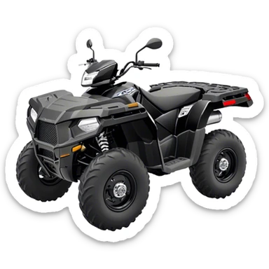 ATV - Polaris Sportsman 570 (Model Year: 2022) (Iconic colour: Black) sticker