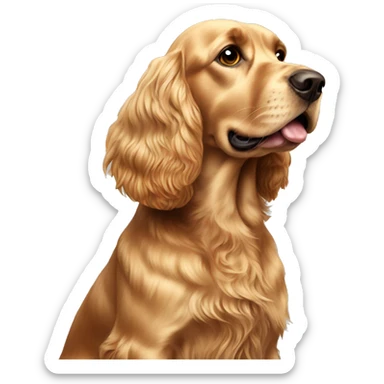Golden cockerspaniel sticker