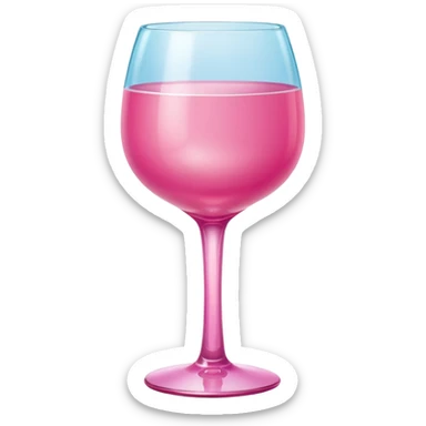  a barbie pink glass sticker