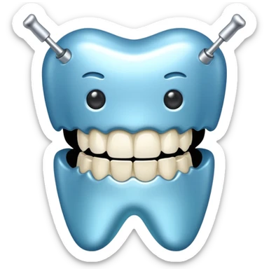 Appareil dentaire sticker