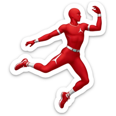 Jordan jump man logo sticker