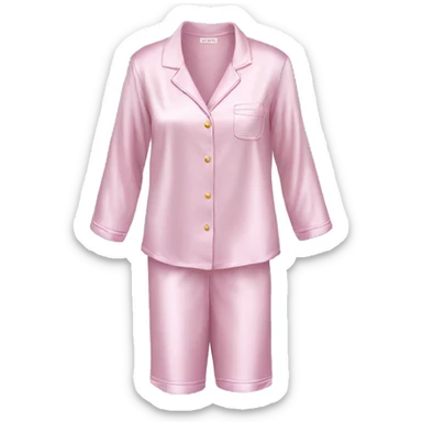 Silk light pink pjs sticker