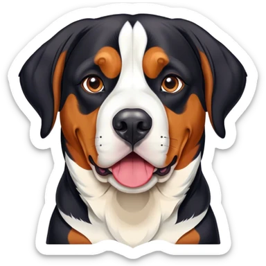 Greater Swiss Mountain dog sticker