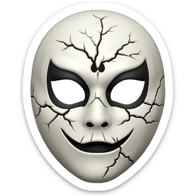 Spooky  Mask sticker