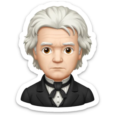 Beethoven composer sticker