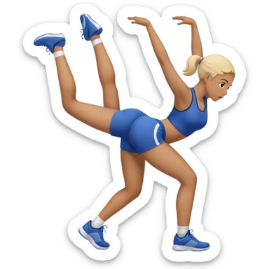 Arched back and twerking  sticker