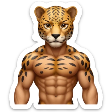 jaguar human sticker
