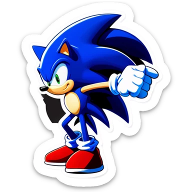 Sonic the Hedgehog sticker