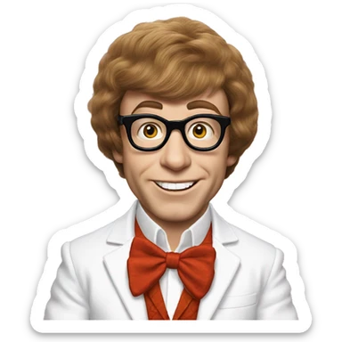 Austin powers  sticker