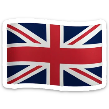 Britain flag sticker