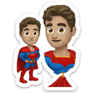 Superman string de guerre sticker