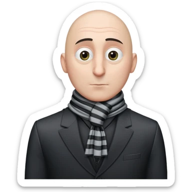 Gru from Despicable me sticker