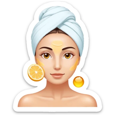 Spa day facial sticker