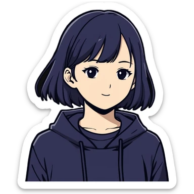 anime  girl sticker