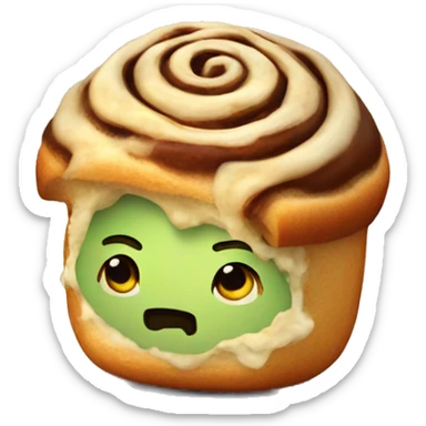 Cinnabon with pistachio  sticker