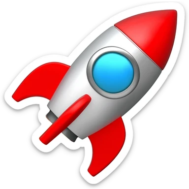 rocket sticker