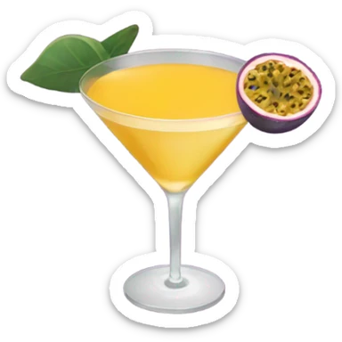passionfruit martini sticker