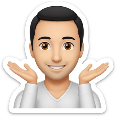 Howie Dorough brown eyes, black hair, white outfit sticker