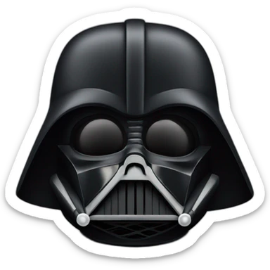 Darty Vader Laughing lgbt flag sticker