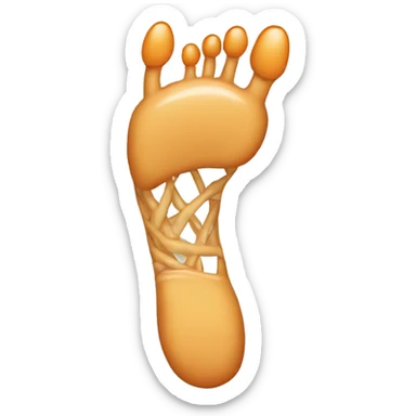 Webbed foot sticker