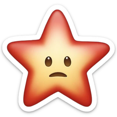 Red star PT written inside sticker