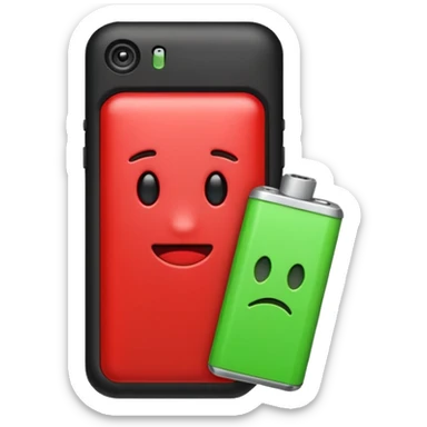 I want a emoji of low battery ang high battery sticker