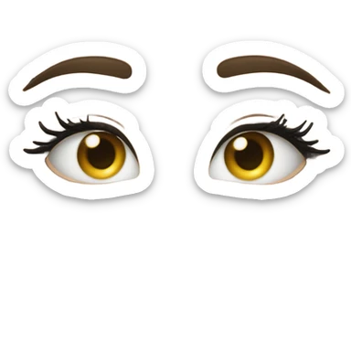 lash extensions sticker