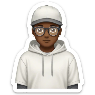 He often wore casual and slightly oversized streetwear, reflecting his laid-back yet stylish aesthetic. His outfits frequently featured hoodies, loose-fitting T-shirts, and baseball caps, sometimes paired with glasses.

His hairstyle was typically short and neatly styled, giving him a clean yet slightly edgy look. His overall vibe exuded confidence and a cool, introspective aura, matching his thoughtful and poetic rap style. His presence on stage was calm but impactful, often complemented by expressive hand gestures and a focused gaze. sticker