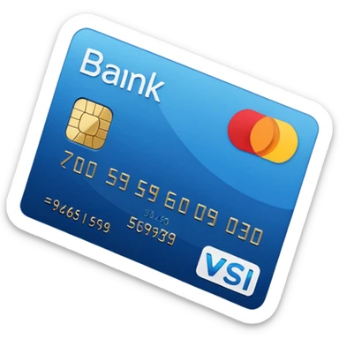 bank credit card sticker