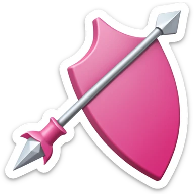 fleche directionelle blache sur fond de couleur rose sur un bouton   sticker