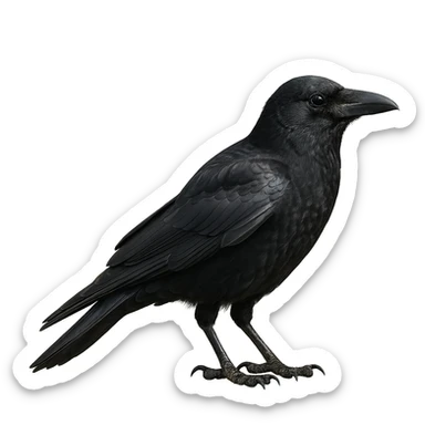 Crow sticker