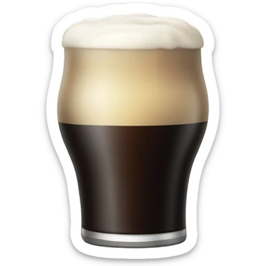 Pint of Guinness sticker