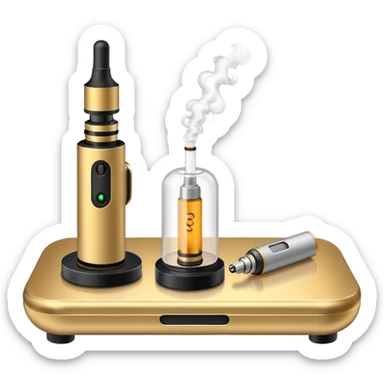 A vape on the table  sticker