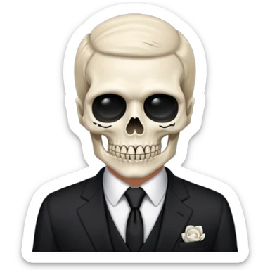 manny calavera from grim fandango sticker