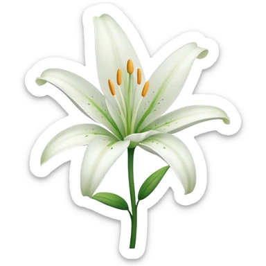 Lily emoji copy  sticker