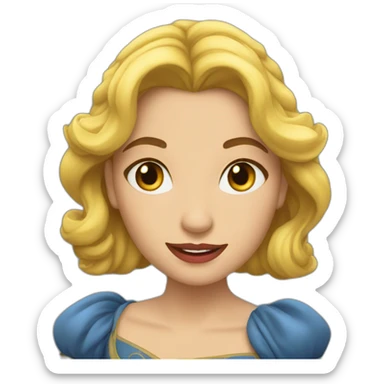 La belle et la bête sticker