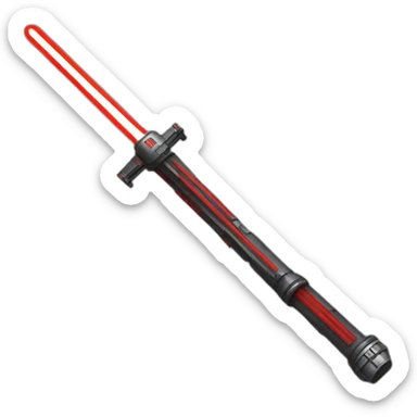 lightsaber red sticker
