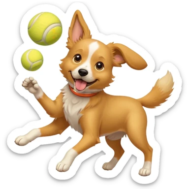 Dog Daily Routine, Exercise & Mental Stimulation sticker