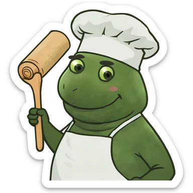Pasty chef sticker