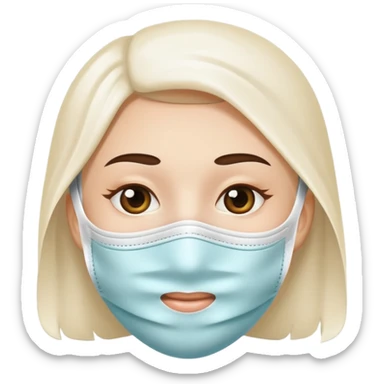 masque visage soins  sticker