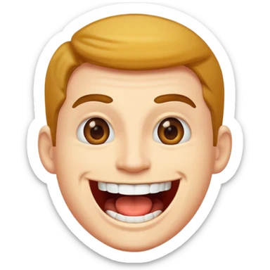 Büyük ağızlı adam sticker