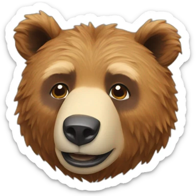 Patagonia bear sticker