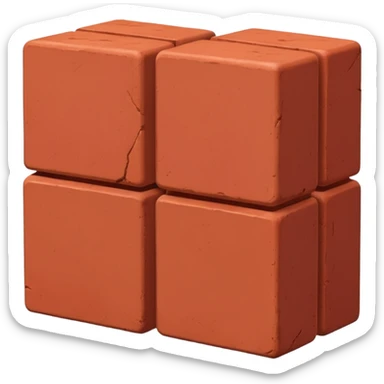 only two Bricks like one in left one in left one in right both close sticker