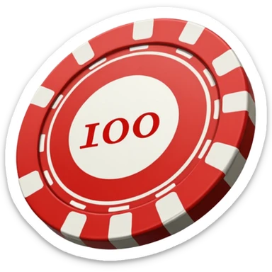 poker chips sticker